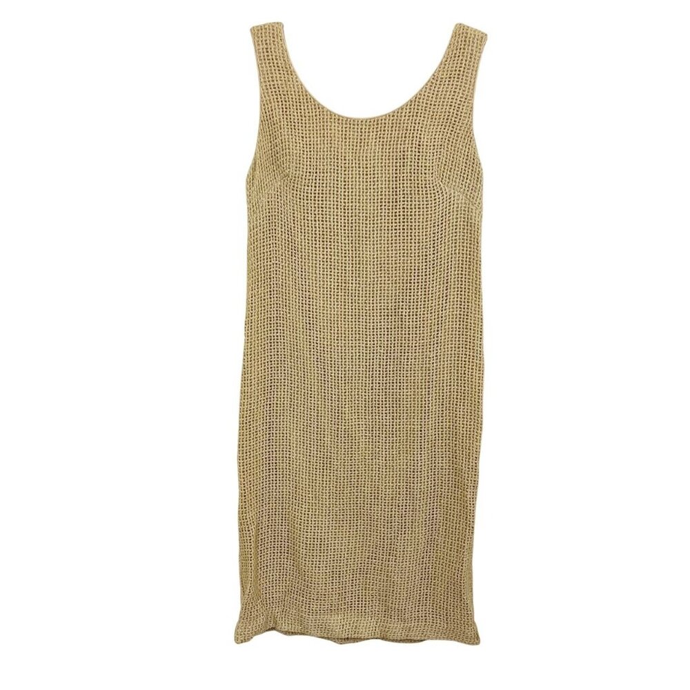 Vintage Stiletto Open Weave Sheath Dress Union Made USA Festival‎ Retro Size 10